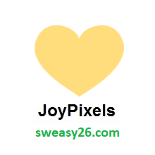 Yellow Heart on JoyPixels 2.0
