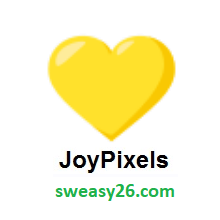 Yellow Heart on JoyPixels 3.0