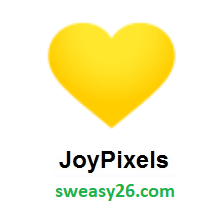 Yellow Heart on JoyPixels 4.0