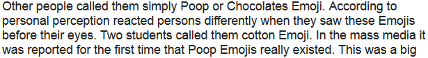 Story: Is it a Poop or Chocolate Emoji?