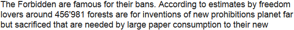 Story: Paper consumption is growing for bans