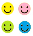 4 colored Emojis