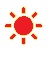 Red Emoji Sun