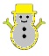 Snow Man Gray Emoji